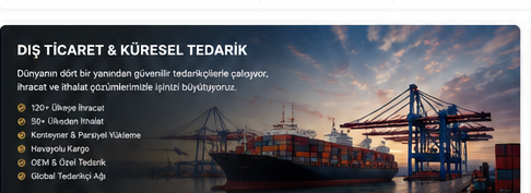 Dış ticaret ve küresel tedarik